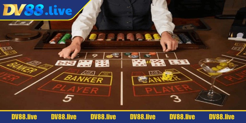 Chiến thuật gấp thếp trong Baccarat DV88 